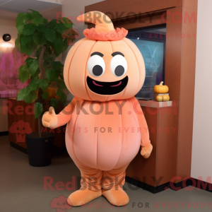 Peach Pumpkin mascot...