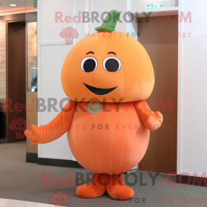 Peach Pumpkin mascot...