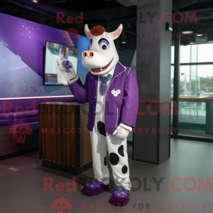 Postava maskota Purple...