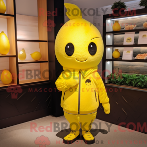 Personaggio mascotte giallo...