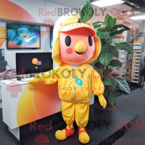 Peach Lemon mascottekostuum...