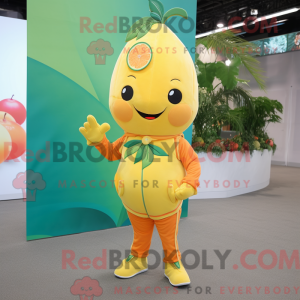 Peach Lemon maskot kostume...
