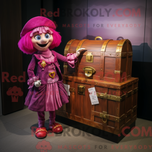 Disfraz de mascota Magenta...