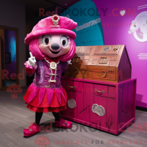Postava maskota Magenta...