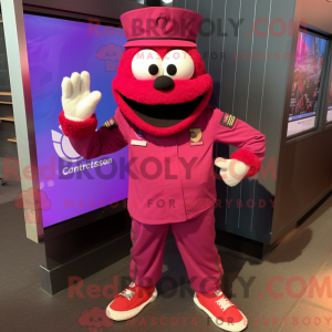 Disfraz de mascota Magenta...