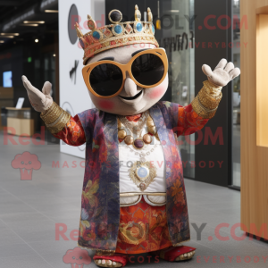 Dronning maskot kostume...