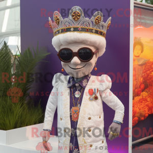 Dronning maskot kostume...