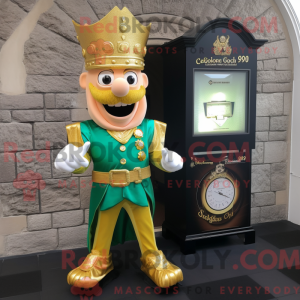 Gold Irish Castle maskot...
