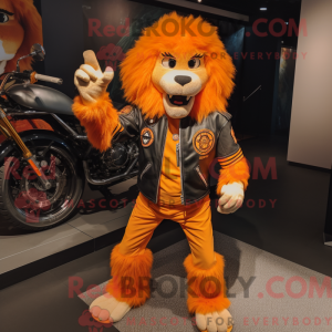 Figura de máscara de leão...