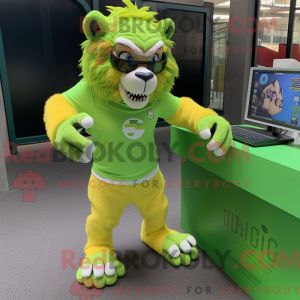 Lime Green Saber-Toothed...