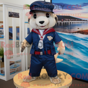 Disfraz de mascota de Navy...