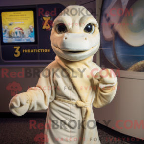 Fantasia de mascote de píton bege com moletom e gorros - Mascotes Python - REBROKO_362932 - RedBrokoly.com