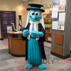 Teal Attorney mascot...