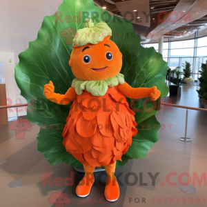 Orange Cabbage Leaf...