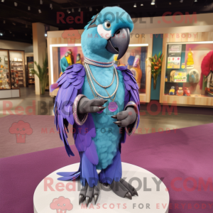 Lavender Macaw mascot...