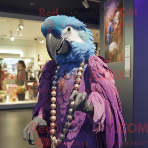 Lavender Macaw mascot...