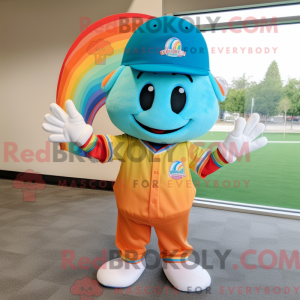 Turquoise Rainbow mascot...
