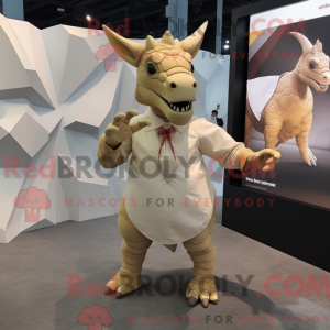Beige Triceratops...
