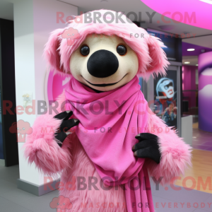 Roze luiaardbeer...
