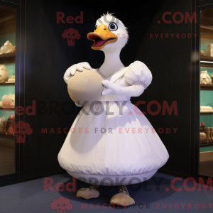 White Gosling mascot...