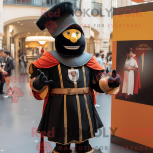 Black Swiss Guard mascot...
