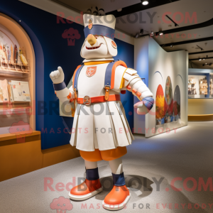 White Swiss Guard mascot...