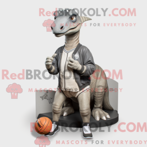 Gray Parasaurolophus mascot...