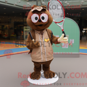 Bruin tennisracket...