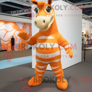 Orange Quagga maskot...