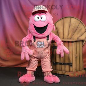 Maskottchenkostüm Pink...