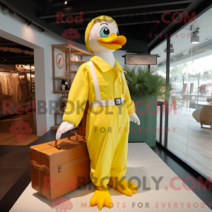 Lemon Yellow Swans mascot...