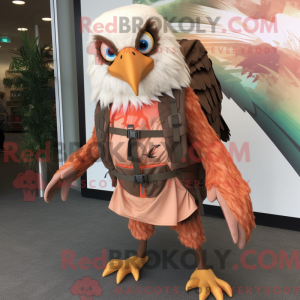 Peach Haast S Eagle maskot...