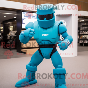 Cyan Spartan Soldier...