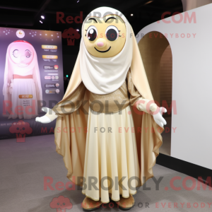 Cream Champagne mascot...