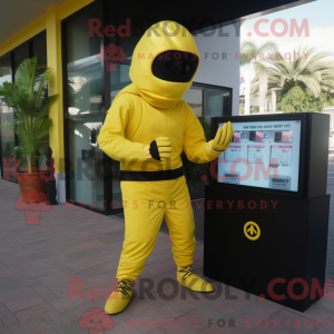 Citrongul Ninja maskot...