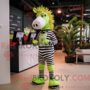 Lime Green Zebra...