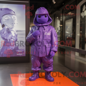 Purple Army Soldier...