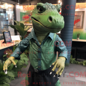 Máscara de dragão de Komodo...