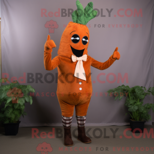 Rust Carrot maskot drakt...