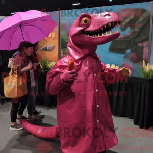 Disfraz de mascota Magenta...