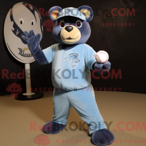Sky Blue Jaguarundi mascot...