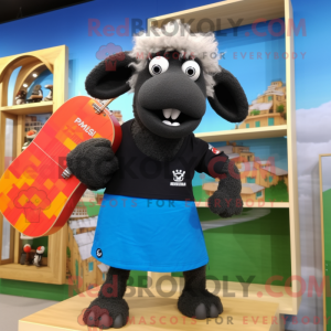 Maskottchenkostüm Schwarzes...