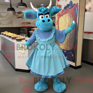 Disfraz de mascota Sky Blue...