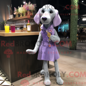 Lavender Dog Maskottchen...