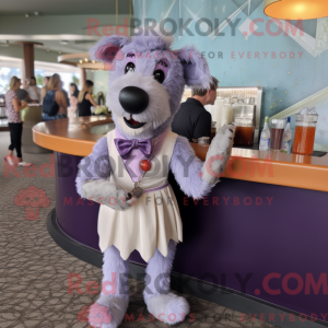 Lavender Dog Maskottchen...