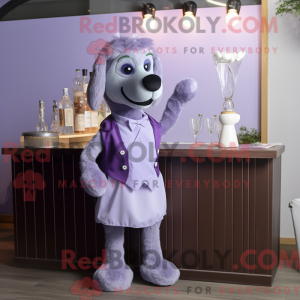 Lavendel Hunde maskot...