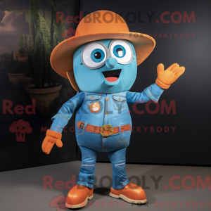 Turquoise Orange mascot...