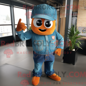 Turquoise Orange mascot...