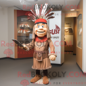Rust Chief mascot costume...