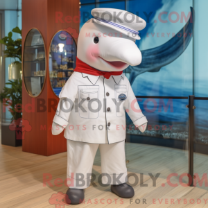 White Whale maskot kostume...